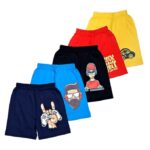 Anime style Boy's Shorts(Pack of 5)