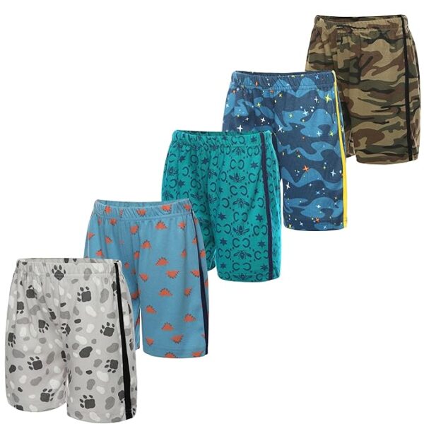 Baby | Kids Boys Shorts | Half Pants Cotton (Pack of 5) Multicolor