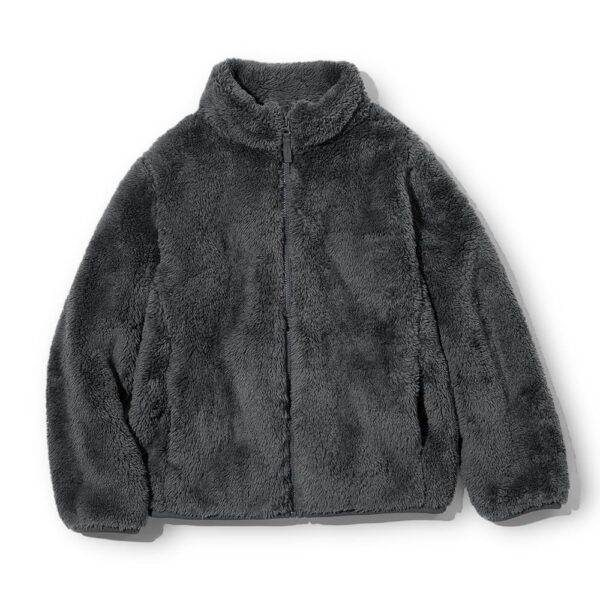 Alan Jones Clothing Boy's Polyester Fluffy Yarn Fleece Full-Zip Standard Length Jacket