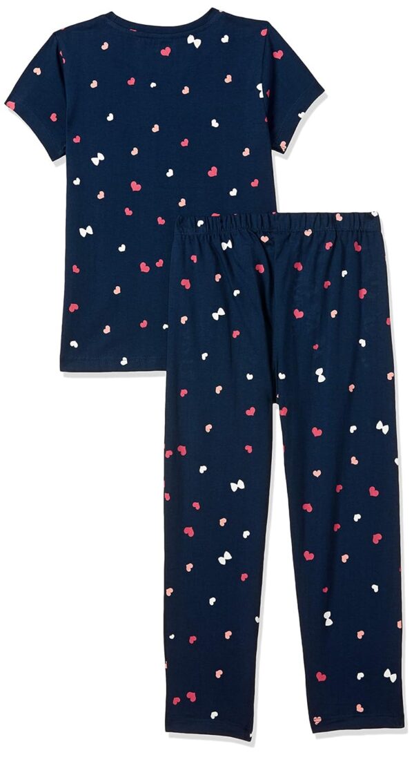 Amazon Brand - Jam & Honey Girls Girls Night Dress | 100% Cotton T-Shirt & Pajama Set | Age 2-12 Years