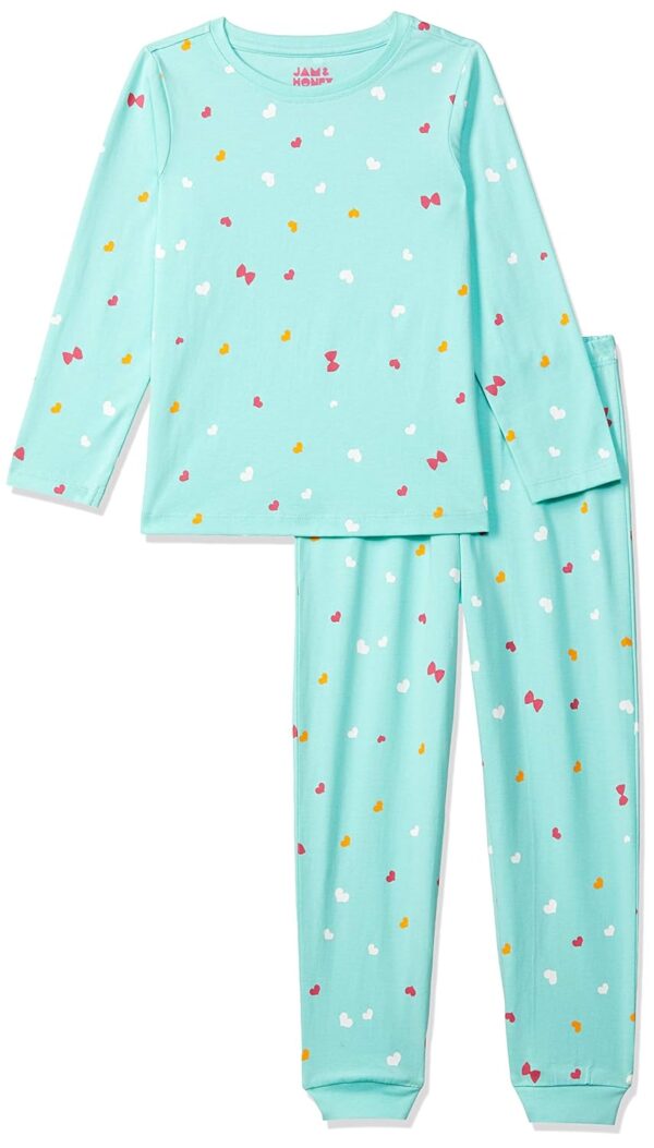 Amazon Brand - Jam & Honey Girls Pajama Set