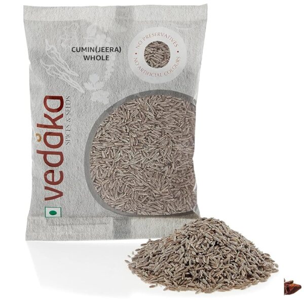 Amazon Brand - Vedaka Whole Jeera (Cumin), 200g