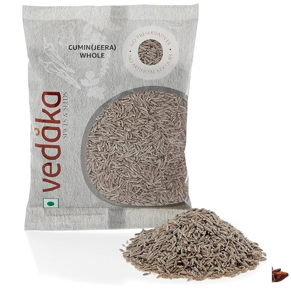 Amazon Brand - Vedaka Whole Jeera (Cumin), 200g
