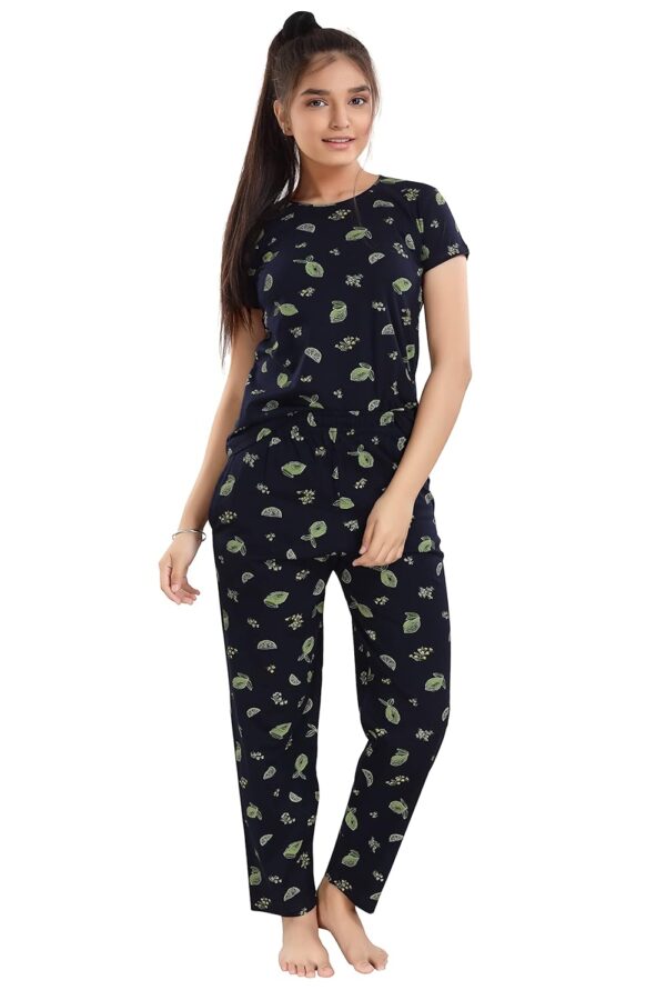 AV2 Girl's Cotton All Over Print Night Suit Pajama Set Pack Of 2