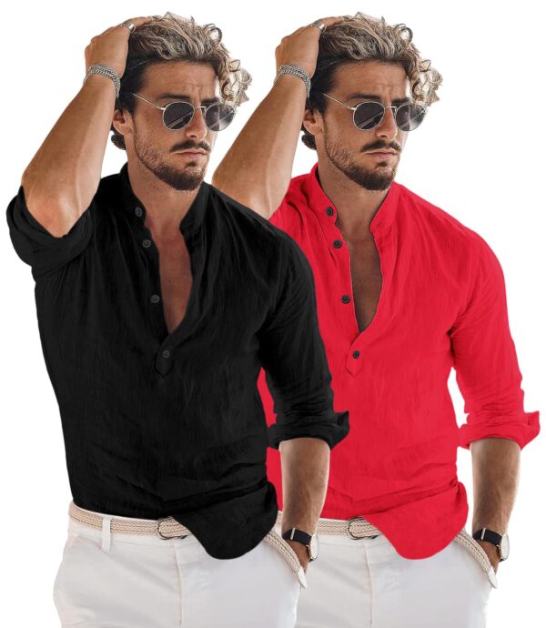 Bellstone Men's Solid Regular Fit Dress Shirt