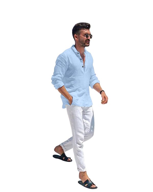 Bellstone Men's Solid Regular Fit Dress Shirt