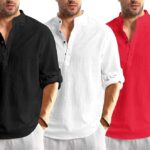 Bellstone Men's Solid Regular Fit Dress Shirt