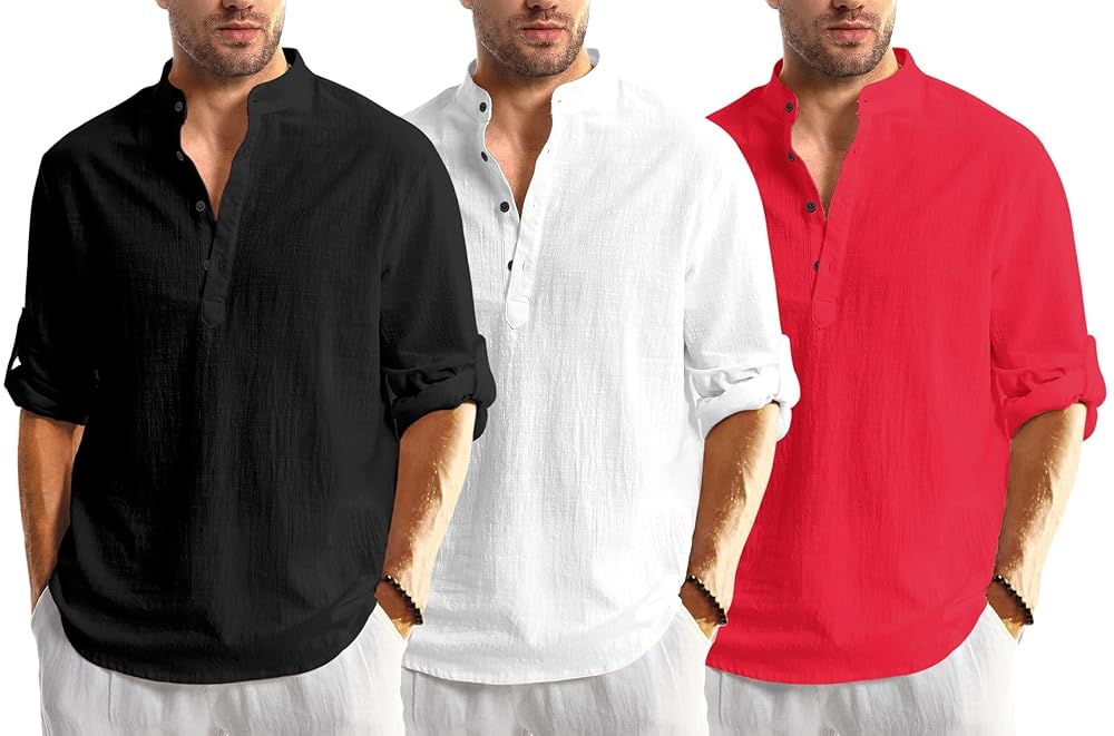 Bellstone Men's Solid Regular Fit Dress Shirt