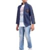 Boys Coat with Tshirt Blue
