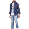 Boys Coat with Tshirt Blue