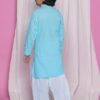 Boys Ethnic Kurta Pajama Set | Cotton Full Sleeve Chikankari Kurta with Sequins | Traditional & Festive Wear | Mandarin Collar, Regular Fit | Special Occasion Outfit...