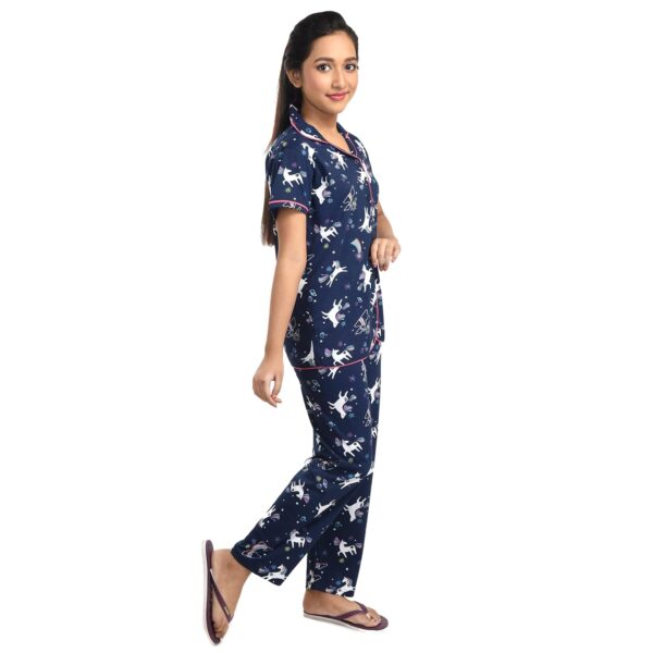 Clothe Funn Girls Cotton Nightsuit Set