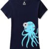 Clotth Theory Girls Super Combed Cotton Regular Fit Round Neck Printed Short Sleeve Tshirt -Combo Pack of 3
