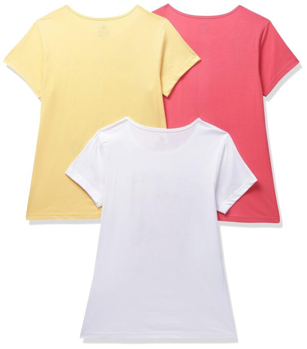 Clotth Theory Girls Super Combed Cotton Regular Fit Round Neck Printed Short Sleeve Tshirt -Combo Pack of 3