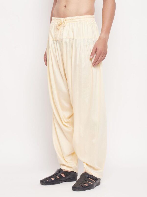 Creation Men Vastramay Men's Gold Cotton Blend Pyjama
