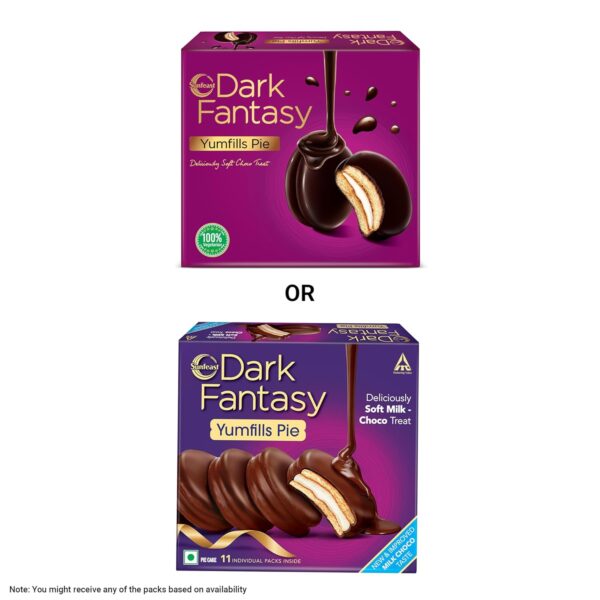 Dark Fantasy Yumfills Whoopie Pie, Chocolate Chip, 253g