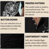 DEELMO Men's Cotton Blend Mandarin Collar Self One Design Full Sleeve Casual Short Kurta