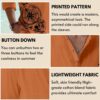 DEELMO Men's Cotton Blend Mandarin Collar Self One Design Full Sleeve Casual Short Kurta