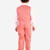 Ethic Style Developer 3 Piece Suit for Boys | Kids Wear Suit Set Coat, Pant, Tie & Shirt-Pink