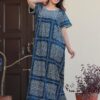 G4Girl Pure Cotton Embroidery Nighty for Women's | Night Gown | Nighty | Nightdress | Maxi | Sleepwear | Jaipuri Nighty | Nighties | Gown