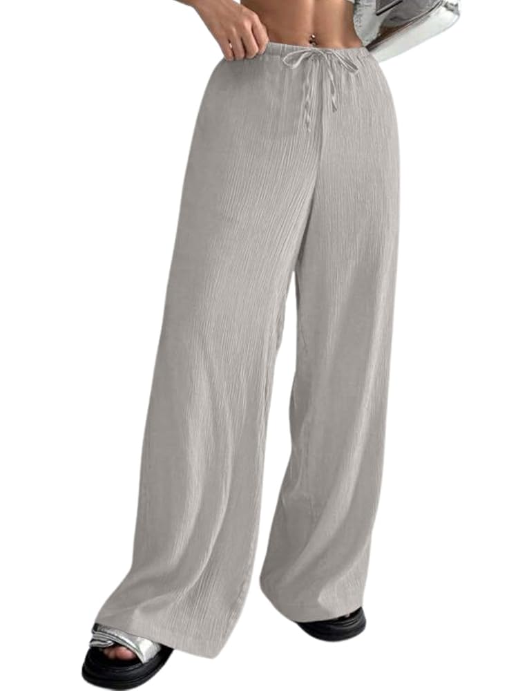GRECIILOOKS Women's Loose High Rise Track Pant