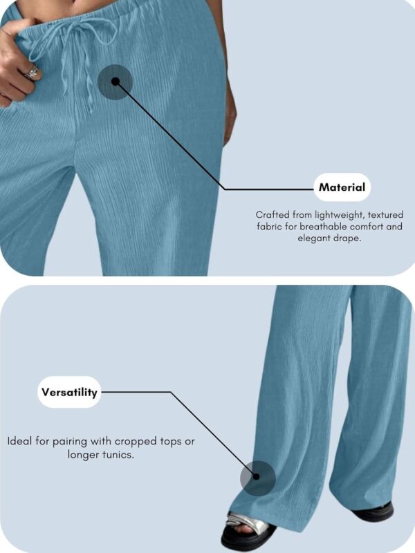GRECIILOOKS Women's Loose High Rise Track Pant