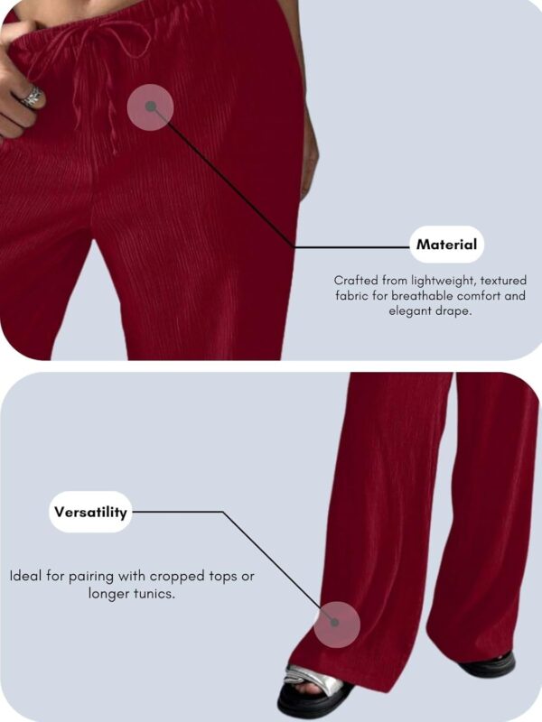 GRECIILOOKS Women's Loose High Rise Track Pant