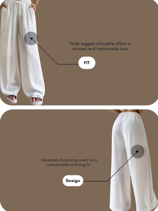 GRECIILOOKS Women's Loose High Rise Track Pant