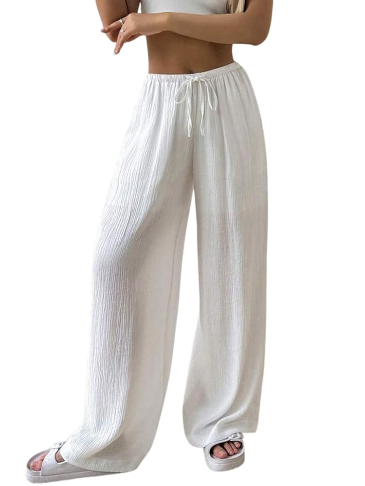 GRECIILOOKS Women's Loose High Rise Track Pant