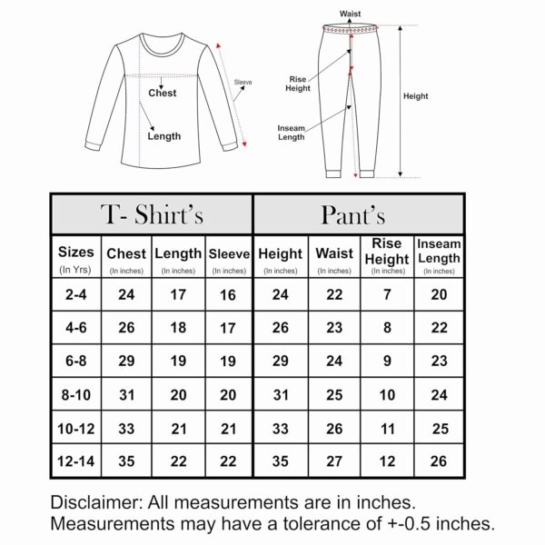Hangout Hub Kids Night Suit | Sleep Wear | Jogger Trouser Full Sleeves Tshirt | Elasticated Waist | Hypoallergenic Sweat Absorber Anti Rash Dress Bottom Pyjama Tee for Girls |...