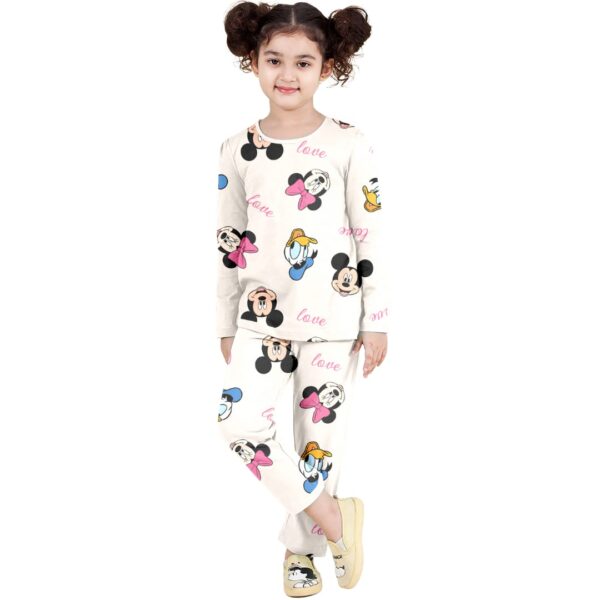 Hangout Hub Kids Night Suit | Sleep Wear | Jogger Trouser Full Sleeves Tshirt | Elasticated Waist | Hypoallergenic Sweat Absorber Anti Rash Dress Bottom Pyjama Tee Boys Girls |...