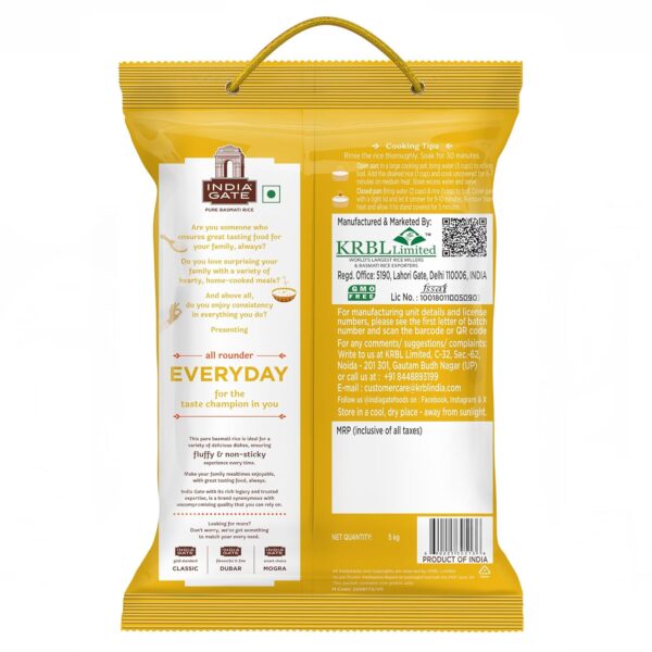 India Gate Basmati Rice Everyday 15 kg