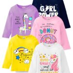 Kuchipoo Girls Full Sleeves Cotton T-Shirt