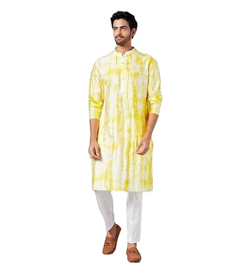 LookMark Men's Cotton Blend Regular Fit Casual Kurta
