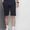 Men Regular Fit Solid Casual Shorts-Black