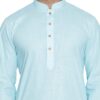 Mens Cotton Blend Kurta Pyjama Set - Classic Ethnic Attire for Timeless Style and Cultural Celebrations || Solid Plain Full Sleeves Kurta Pyjama Set