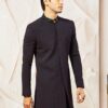 Men's Silk Blend Indo Western Top Only, Silk Blend Emboss Fabric Indo Western For Men, Traditional Indian Wear for Weddings & Festivals