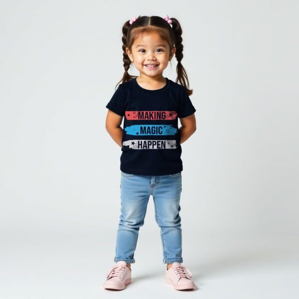 NammaBaby Girls' Pure Hoseiry Cotton T-Shirt Girls Top Tshirt for Girls - Multipack