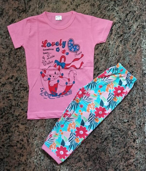 NewLadiesZone Girls Cotton Casual T shirt set of 5 PCS