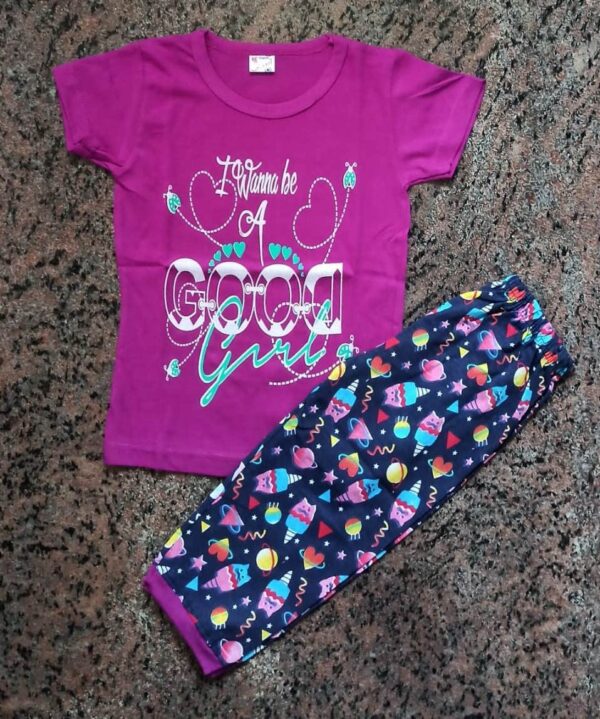 NewLadiesZone Girls Cotton Casual T shirt set of 5 PCS