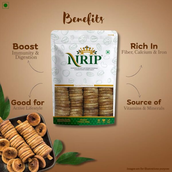 NRIP Premium Afghani Anjeer, Dried, 200g