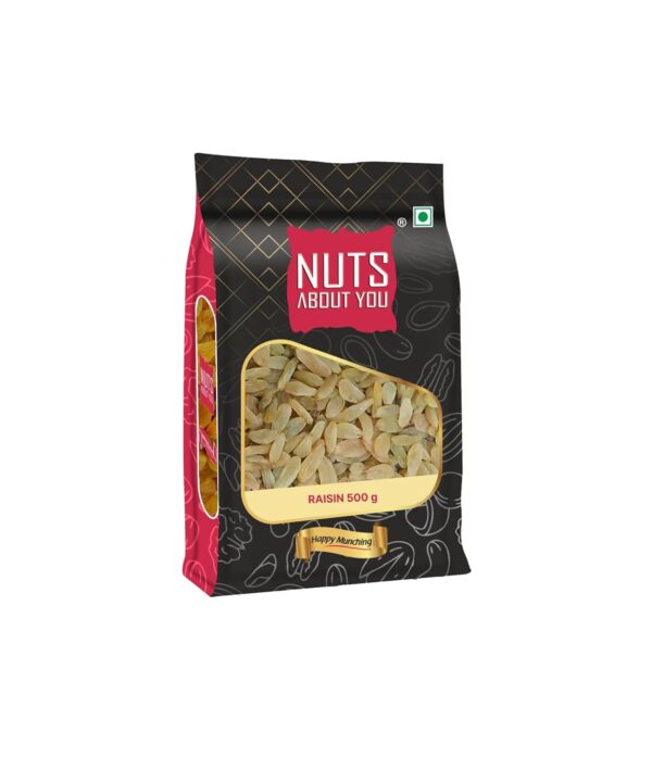 Nuts About You RAISIN, 500 g | 100% Natural | Premium| Kishmish | Saugi
