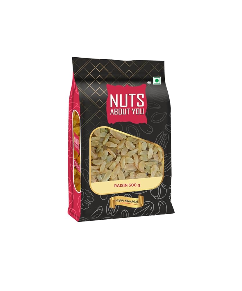 Nuts About You RAISIN, 500 g | 100% Natural | Premium| Kishmish | Saugi