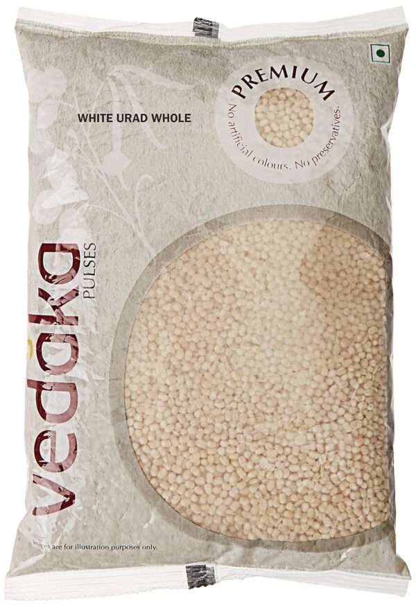 Premium White Urad Whole, 1kg