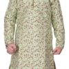 Pro-Ethic Style Developer Handloom Jacquard Silk Kurta Set for Boys | Traditional Ethnic Wear | Indian Dress for Kids | Pack of 1 (S-117)