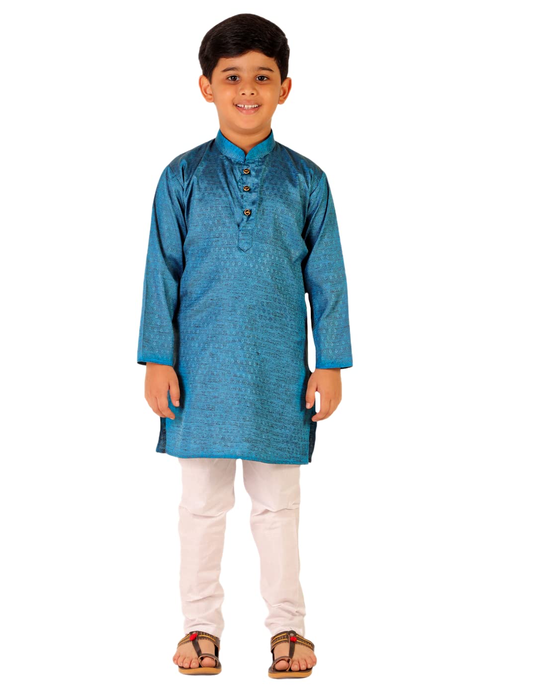 Pro-Ethic Style Developer Indian Cotton Kurta Set For Boys | Traditional Kids Ethnic Wear | Pack of 1 (, S-101) (15-16 Y)