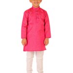 Pro-Ethic Style Developer Indian Cotton Kurta Set For Boys | Traditional Kids Ethnic Wear | Pack of 1 (, S-101) (15-16 Y)