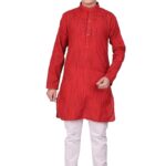 Pro-Ethic Style Developer Indian Cotton Kurta Set For Boys | Traditional Kids Ethnic Wear | Pack of 1 (, S-114)