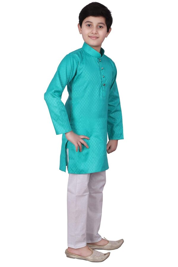Pro-Ethic Style Developer Indian Cotton Kurta Set For Boys | Traditional Kids Ethnic Wear | Pack of 1 (, S-101) (15-16 Y)