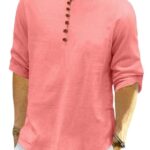 ROYALSCOUT Men's Cotton Polyester Blend Full Sleeve Short Kurta Perfect for Office Gatherings, Festive Dressing, or Traditional Looks